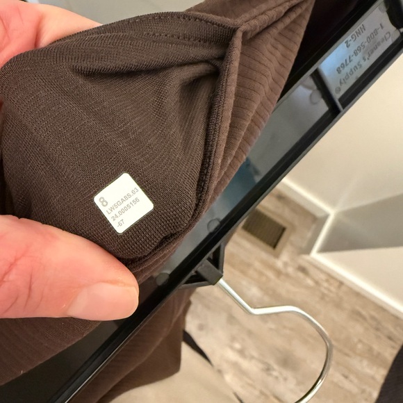 Lululemon Align Ribbed Mini-Flare legging in espresso - regular length - Picture 6 of 6